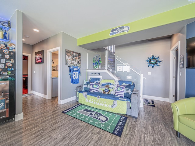 5880 S 58th Ave, West Richland, WA 99353 - playroom with wood finished floors and recessed lighting