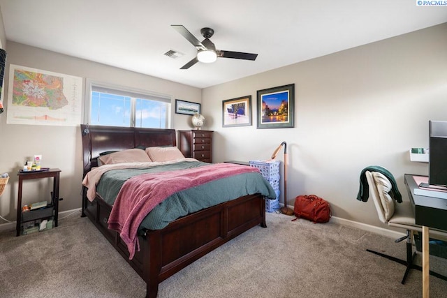 970 SW Itani Dr, Pullman, WA 99163 - carpeted bedroom featuring baseboards and a ceiling fan