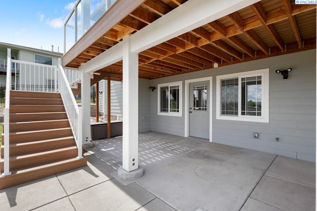 970 SW Itani Dr, Pullman, WA 99163 - view of patio featuring stairway