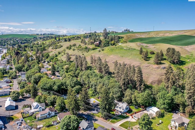 609 N Perkins Ave, Colfax, WA 99111 - aerial view of property and surrounding area with nearby suburban area