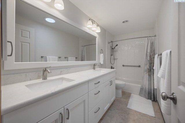 96604 E Clover Rd, Kennewick, WA 99338 - bathroom with double vanity and shower / tub combo