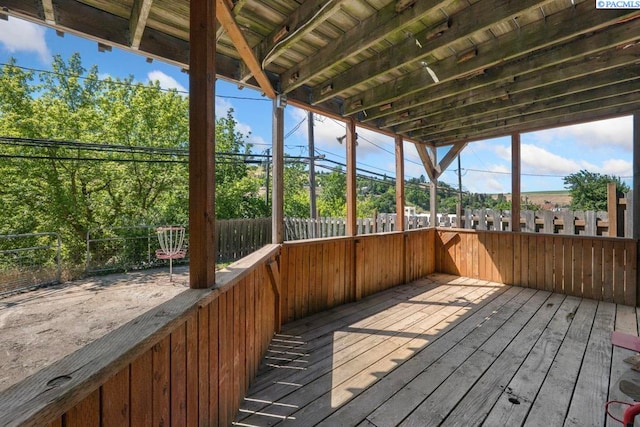 408 S Mill St, Colfax, WA 99111 - view of wooden terrace