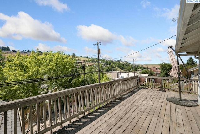 408 S Mill St, Colfax, WA 99111 - view of wooden terrace