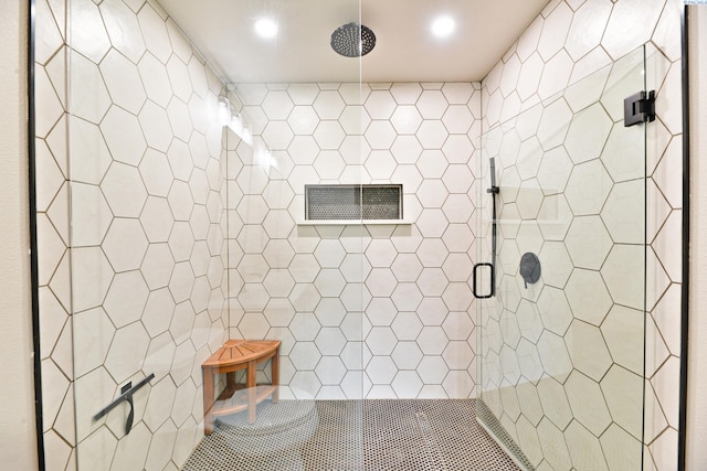 745 SE Carolstar Dr, Pullman, WA 99163 - full bath featuring a stall shower and recessed lighting