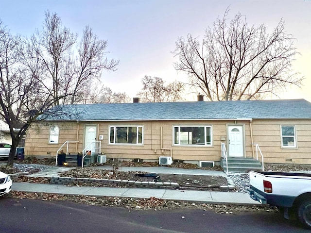 view of ranch-style home