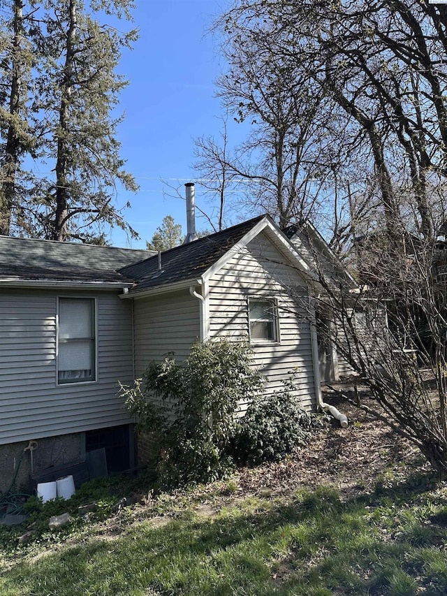 view of side of property