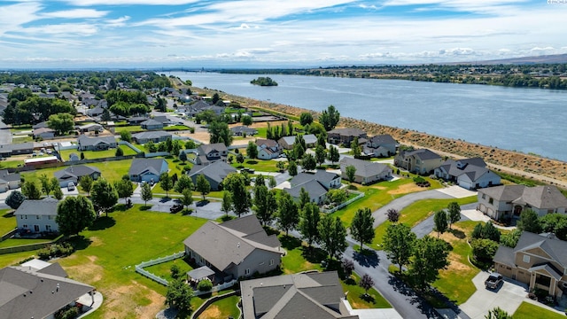 19 Ivy Ln, Pasco, WA 99301 - aerial view of residential area with a nearby body of water