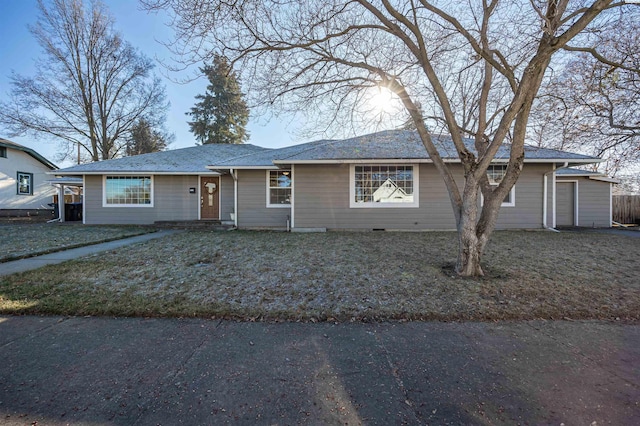 view of ranch-style house