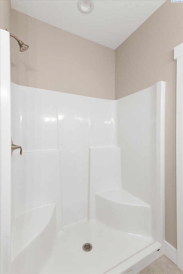 bathroom with walk in shower