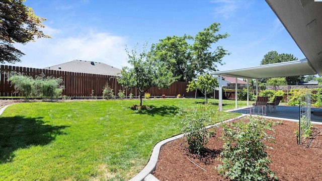 4318 Desert Pl, Pasco, WA 99301 - fenced backyard with a patio