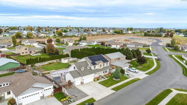 birds eye view of property featuring a residential view