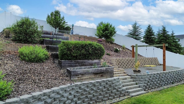 1025 SW Corral Ct, Pullman, WA 99163 - fenced backyard featuring a garden