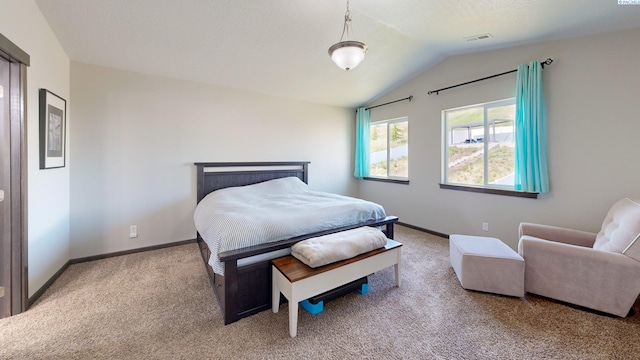 1025 SW Corral Ct, Pullman, WA 99163 - bedroom featuring carpet flooring and lofted ceiling
