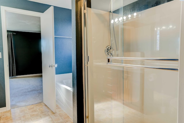 4210 Cornish Ln, Pasco, WA 99301 - bathroom with a shower stall and a garden tub