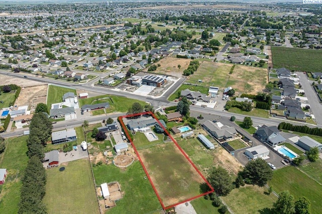 10012 Maple Dr, Pasco, WA 99301 - view of property location featuring property parcel outlined and nearby suburban area