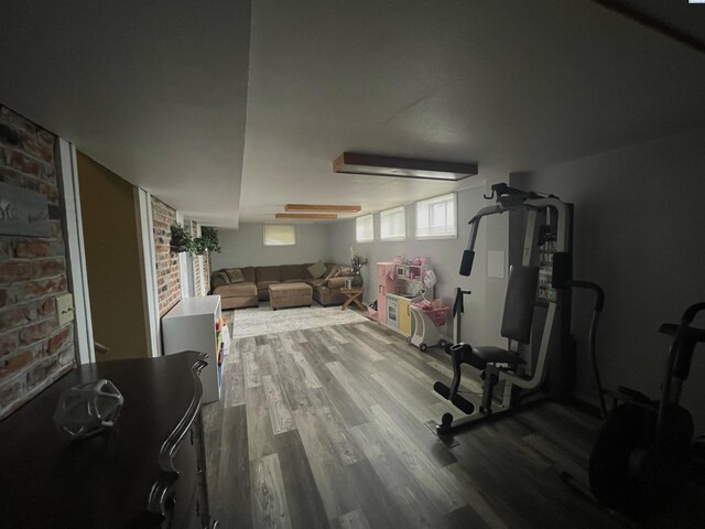 976 Campbell Dr, Prosser, WA 99350 - workout area with wood finished floors