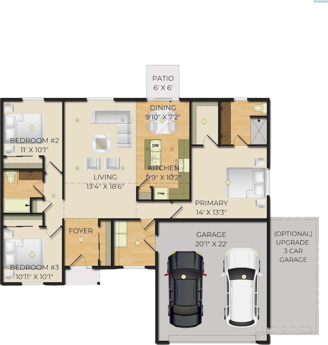 6563 W 30th Pl, Kennewick, WA 99338 - plan