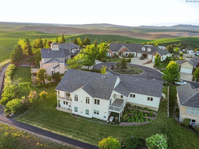 1815 NW Nicole Ct, Pullman, WA 99163 - aerial view of residential area featuring mountains