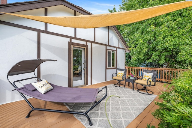 4834 W Robin Ct, West Richland, WA 99353 - view of wooden terrace