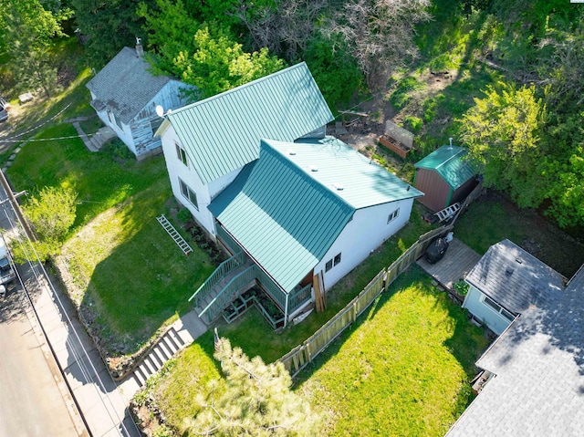aerial view of property and surrounding area