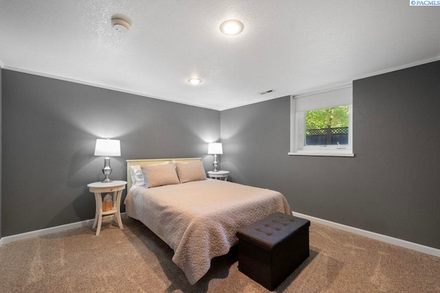 1005 NW State St, Pullman, WA 99163 - carpeted bedroom featuring baseboards and crown molding