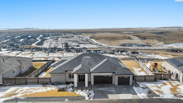 bird's eye view featuring a residential view