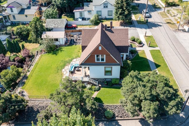 bird's eye view featuring a residential view