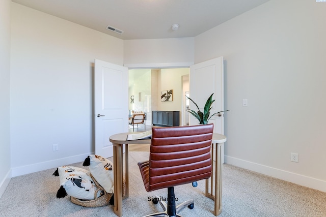 6482 W 30th Pl, Kennewick, WA 99338 - office area with baseboards and light colored carpet