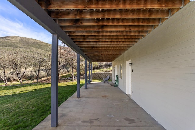 1348 Rohman Dr, Prosser, WA 99350 - view of patio / terrace featuring a mountain view
