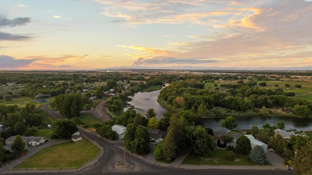 3312 Bing St, West Richland, WA 99353 - aerial view at dusk of a water view