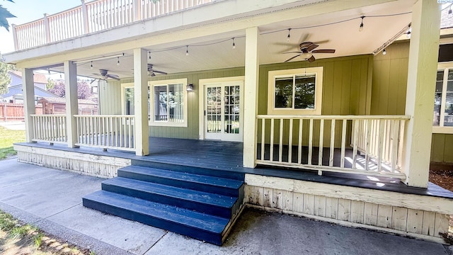 2780 Katie Rd, Kennewick, WA 99338 - view of exterior entry featuring a ceiling fan and a porch