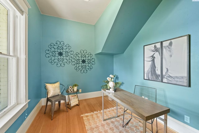1002 Sherman Ave, Prosser, WA 99350 - home office with wood finished floors and baseboards