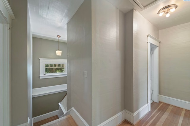 1002 Sherman Ave, Prosser, WA 99350 - corridor with wood finished floors and baseboards