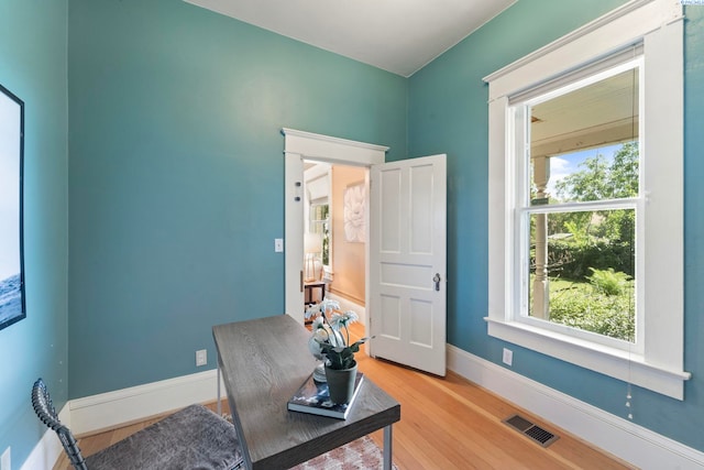 1002 Sherman Ave, Prosser, WA 99350 - office with light wood-style floors and baseboards