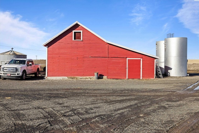 view of barn