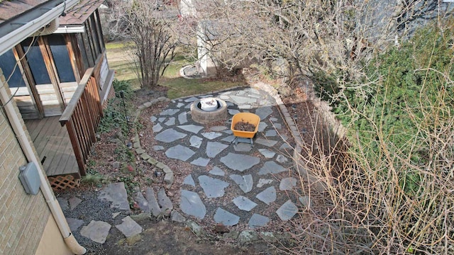 exterior space with a patio area