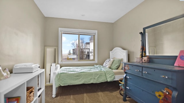 bedroom with carpet flooring