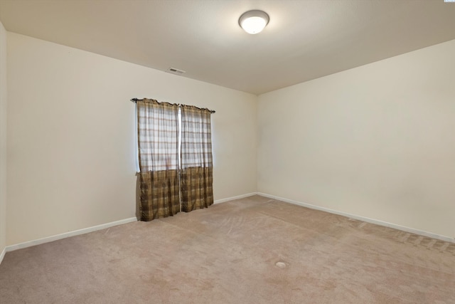 empty room with light carpet