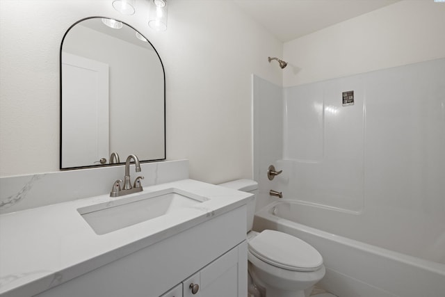 125 Claret Dr, Prosser, WA 99350 - full bathroom featuring toilet, vanity, and tub / shower combination