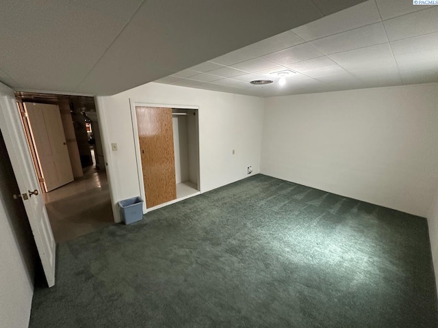 404 D St, Endicott, WA 99125 - finished basement with dark colored carpet