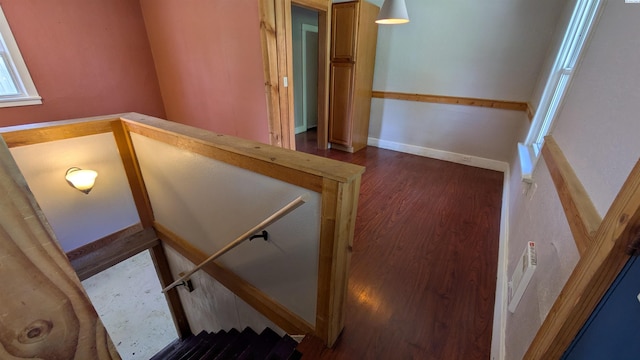 535 SE Side St, Pullman, WA 99163 - stairway featuring wood finished floors and baseboards