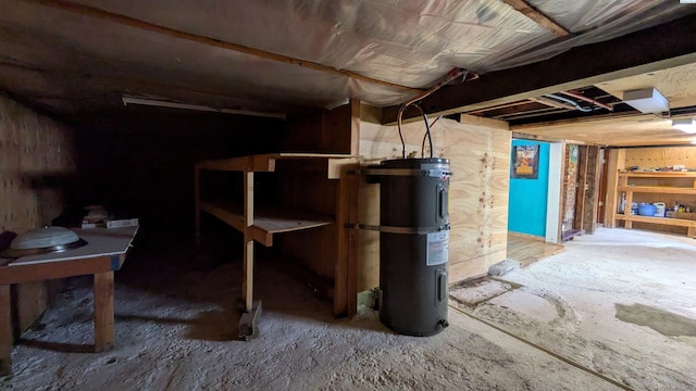 535 SE Side St, Pullman, WA 99163 - unfinished basement featuring water heater