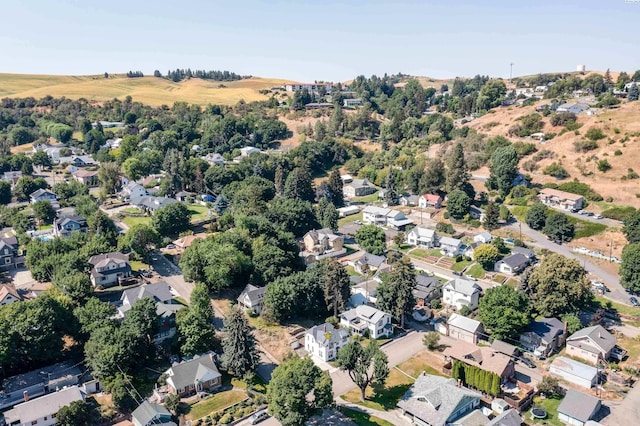 aerial view featuring a residential view