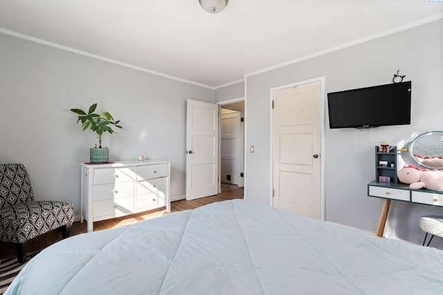 1907 Howell Ave, Richland, WA 99353 - bedroom featuring ornamental molding and wood finished floors