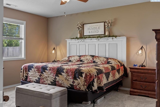 8602 W 1st Ave, Kennewick, WA 99336 - carpeted bedroom featuring baseboards and ceiling fan