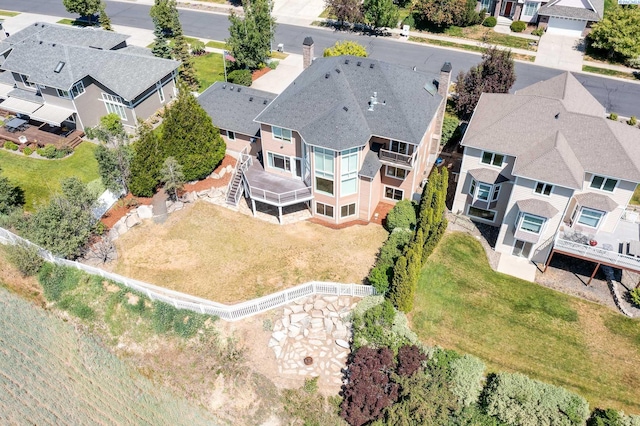 1105 SW Meyer Dr, Pullman, WA 99163 - aerial perspective of suburban area