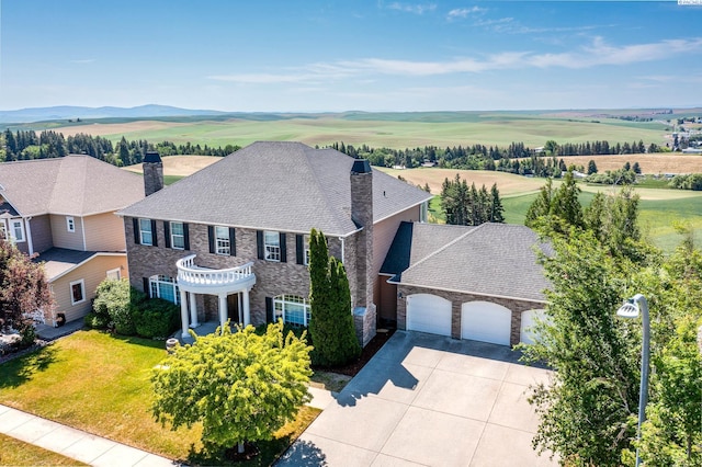 1105 SW Meyer Dr, Pullman, WA 99163 - view from above of property