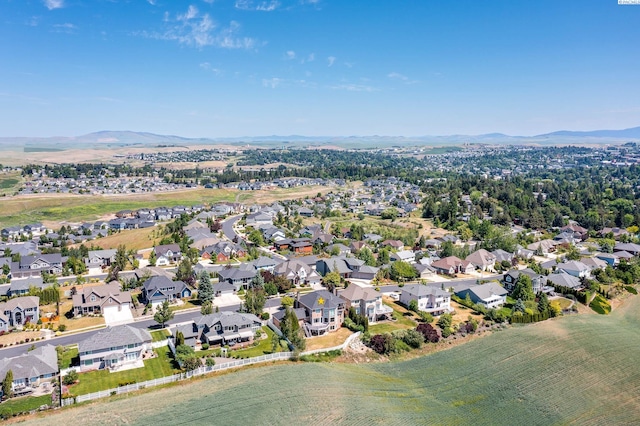 1105 SW Meyer Dr, Pullman, WA 99163 - aerial view of residential area featuring mountains