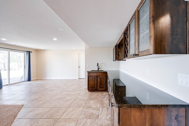 1105 SW Meyer Dr, Pullman, WA 99163 - bar with recessed lighting and light tile patterned floors