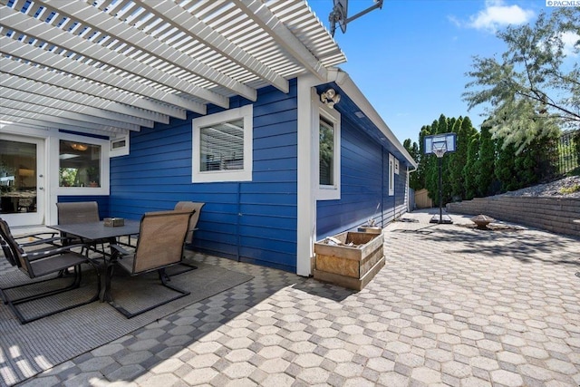 245 High Meadows St, Richland, WA 99352 - view of patio / terrace with a pergola and outdoor dining area